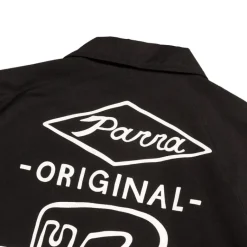 By Parra Gilets*Midnight Surprise Coach Jacket Black