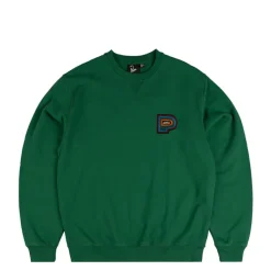By Parra Pullover*Repeat Pea Crew Neck Sweatshirt Green