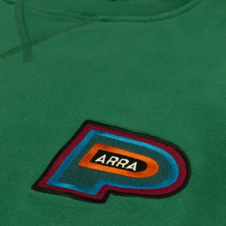 By Parra Pullover*Repeat Pea Crew Neck Sweatshirt Green