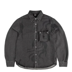 By Parra Chemises*The Stalker Shirt Washed Grey