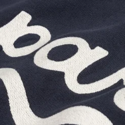 By Parra Pullover*Water Wave Logo Crew Neck Sweatshirt Navy Blue