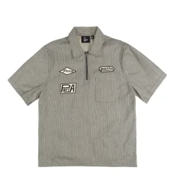 By Parra Chemises*Work Later Short Sleeve Shirt Blue