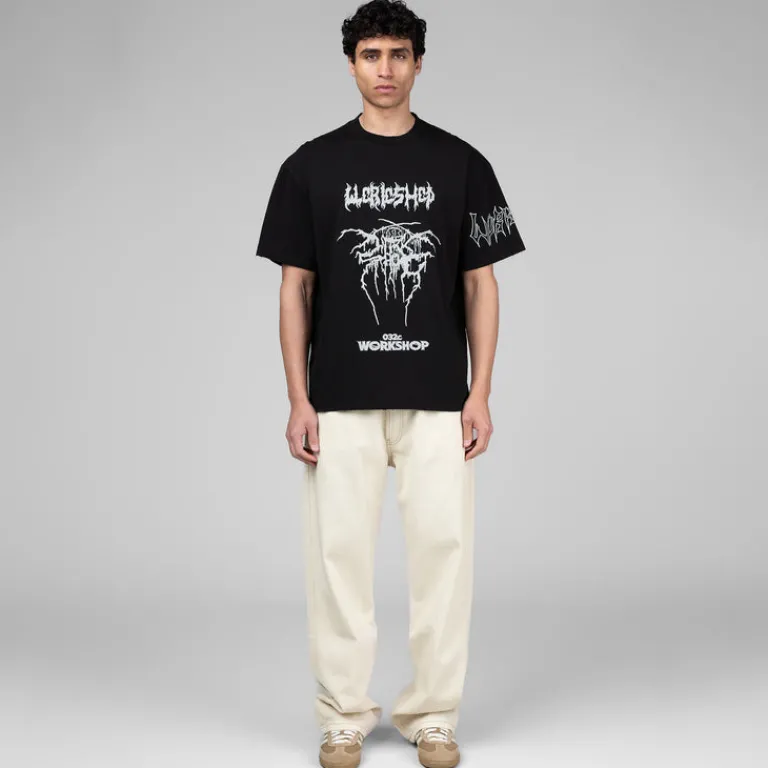 032c T-Shirts*'Armour' T-Shirt Faded Black