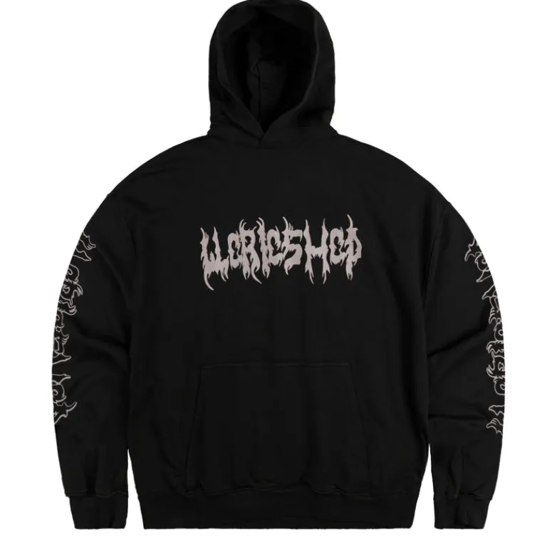 032c Sweats À Capuche*'Faithless' Oversized Hoodie Faded Black