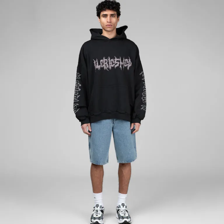 032c Sweats À Capuche*'Faithless' Oversized Hoodie Faded Black