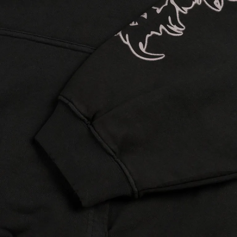 032c Sweats À Capuche*'Faithless' Oversized Hoodie Faded Black