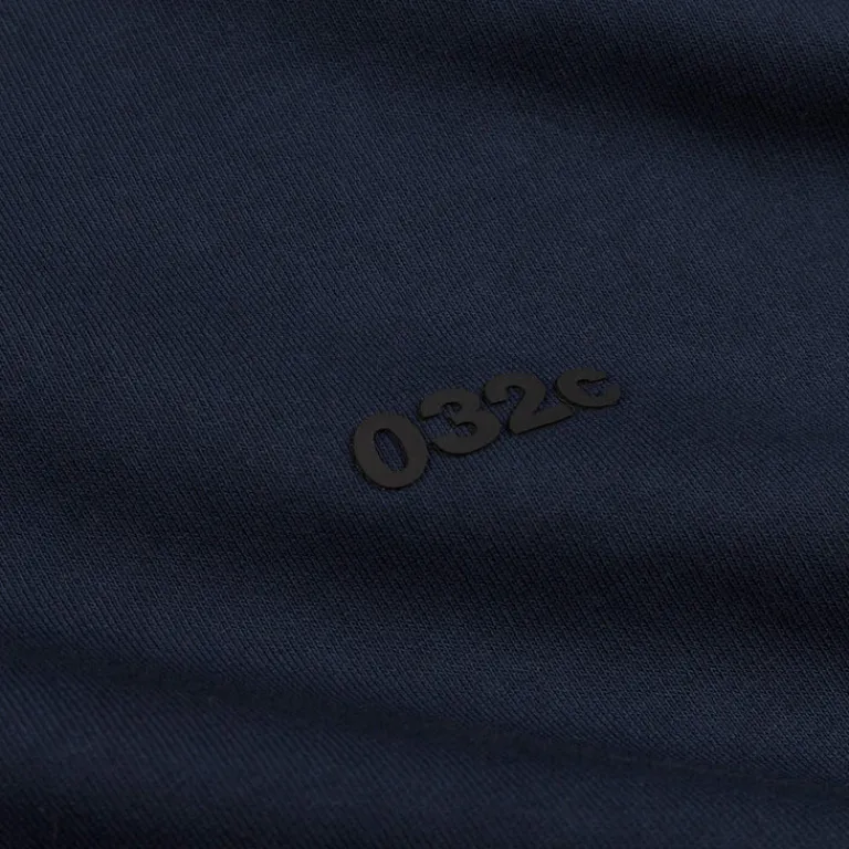 032c Pullover*Logo Bubble Crewneck Dark Blue