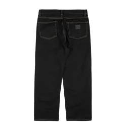 Carhartt WIP Pantalons*Aaron Pant Black Stone Washed