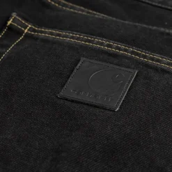 Carhartt WIP Pantalons*Aaron Pant Black Stone Washed