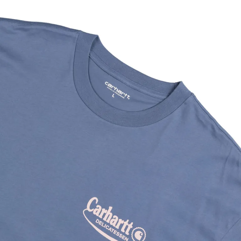 Carhartt WIP T-Shirts*Catalogue T-Shirt Blue Iris / Air Pink