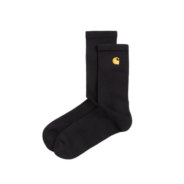 Carhartt WIP Chaussettes*Chase Socks Black / Gold