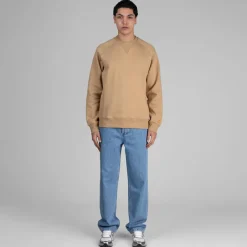 Carhartt WIP Pullover*Chase Sweatshirt Dusty Hamilton Brown / Gold