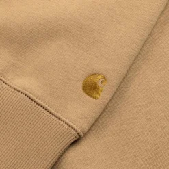 Carhartt WIP Pullover*Chase Sweatshirt Dusty Hamilton Brown / Gold