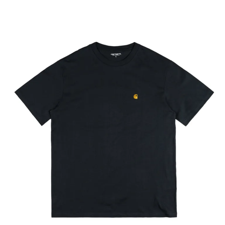 Carhartt WIP T-Shirts*Chase T-Shirt Dark Navy / Gold