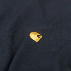 Carhartt WIP T-Shirts*Chase T-Shirt Dark Navy / Gold