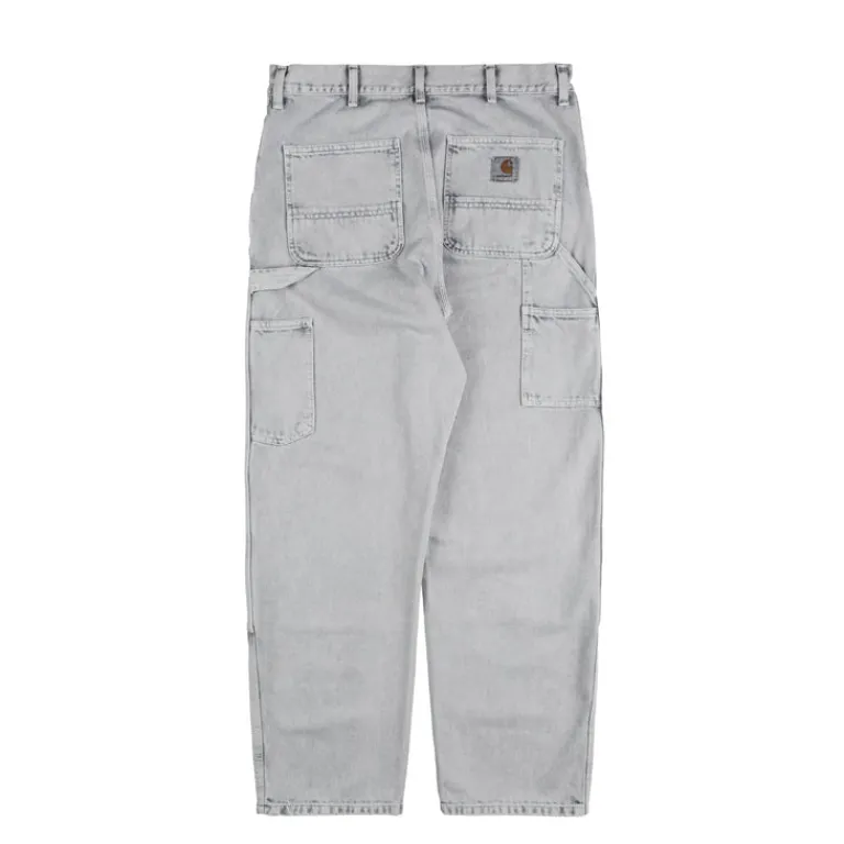 Carhartt WIP Pantalons*Double Knee Pant Black Chalk Wash