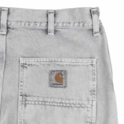 Carhartt WIP Pantalons*Double Knee Pant Black Chalk Wash