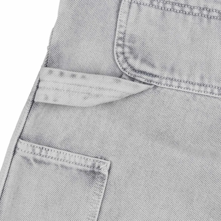 Carhartt WIP Pantalons*Double Knee Pant Black Chalk Wash