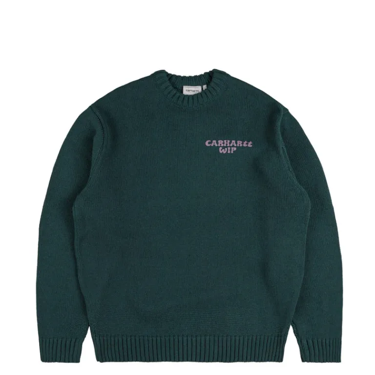 Carhartt WIP Tricot|Pullover*Helix Sweater Deep Lagoon