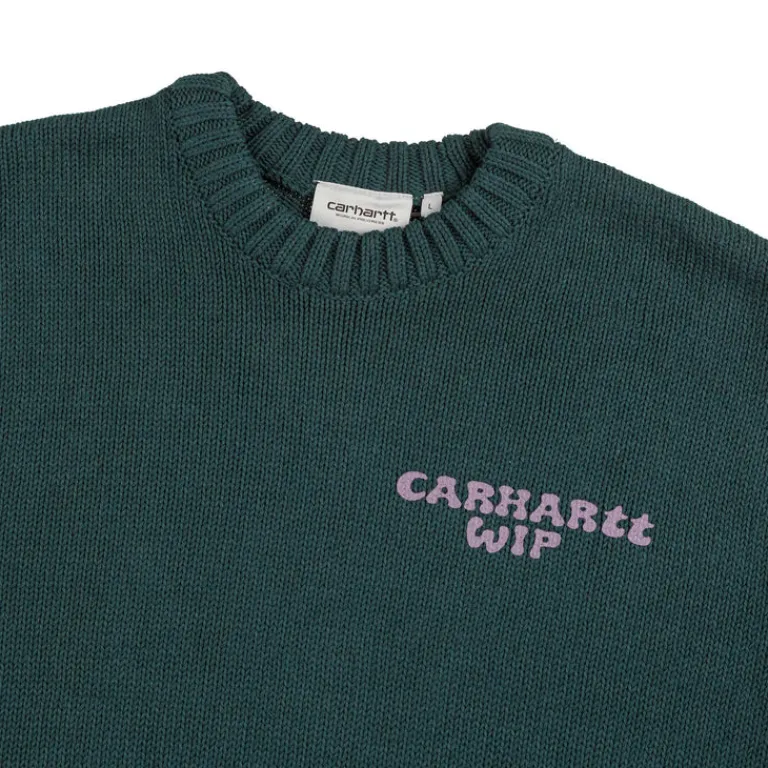 Carhartt WIP Tricot|Pullover*Helix Sweater Deep Lagoon