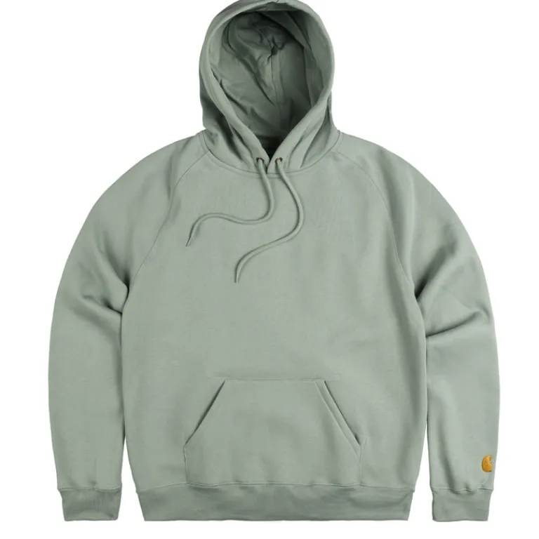 Carhartt WIP Sweats À Capuche*Hooded Chase Sweatshirt Frosted Green / Gold