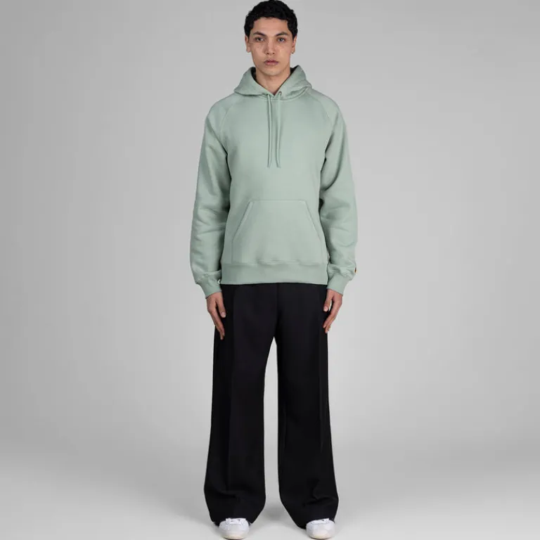 Carhartt WIP Sweats À Capuche*Hooded Chase Sweatshirt Frosted Green / Gold