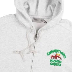 Carhartt WIP Sweats À Capuche*Hooded Pronto Sweat Jacket Ash Heather
