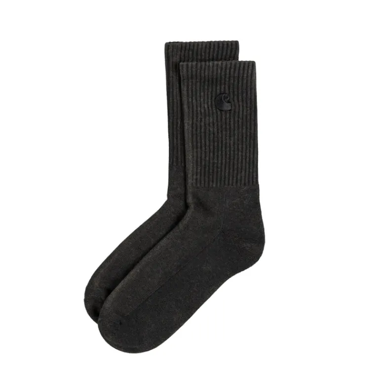 Carhartt WIP Chaussettes*Hudson Socks Black Chalk Wash