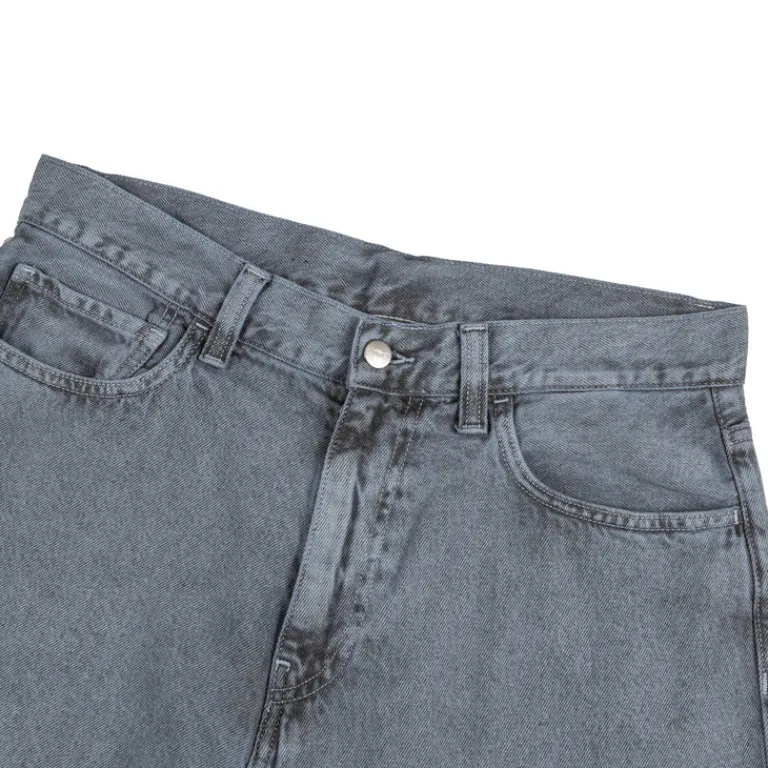 Carhartt WIP Pantalons*Landon Pant Black / Blue Fog Garment Dyed