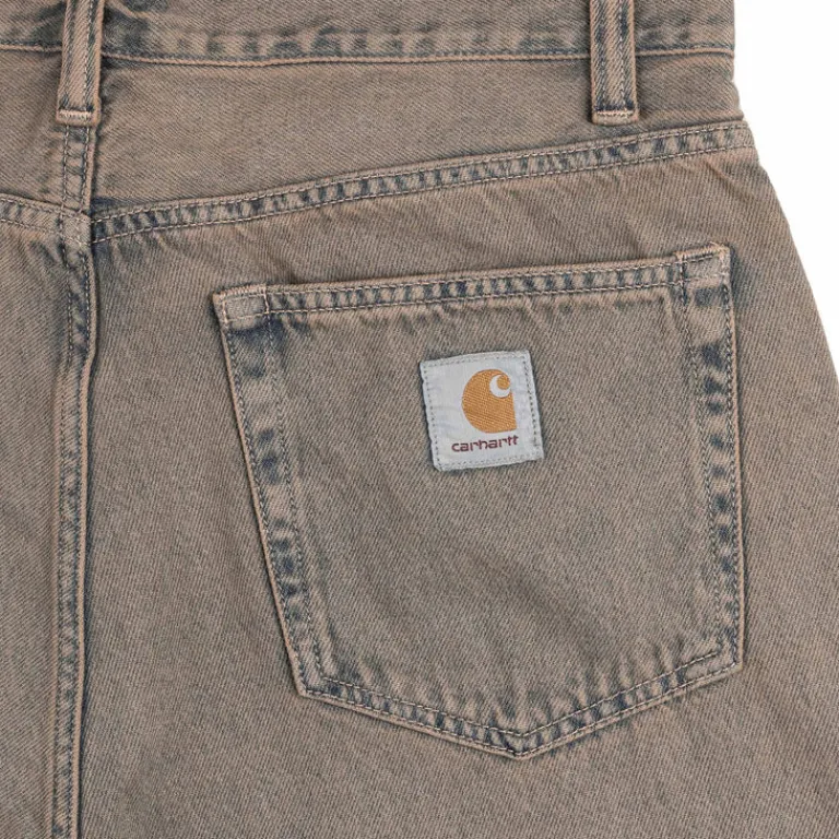 Carhartt WIP Pantalons*Landon Pant Blue / Leather Garment Dyed