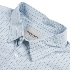Carhartt WIP Chemises*Notus Shirt Bova Stripe / Bluebird