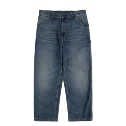 Carhartt WIP Pantalons*OG Single Knee Pant Blue Dark Used Wash