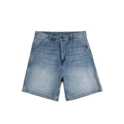 Carhartt WIP Shorts*OG Single Knee Short Blue Burst Washed