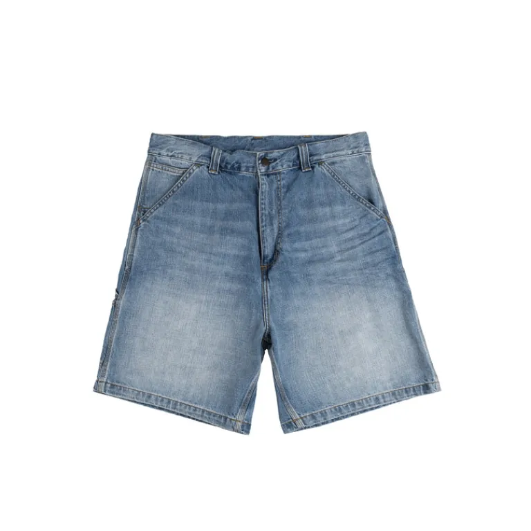 Carhartt WIP Shorts*OG Single Knee Short Blue Burst Washed