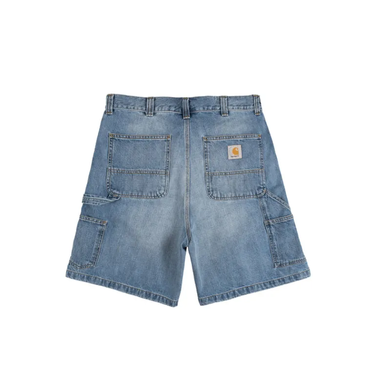 Carhartt WIP Shorts*OG Single Knee Short Blue Burst Washed