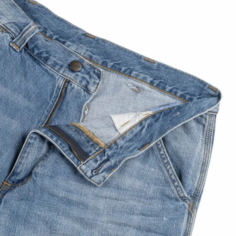 Carhartt WIP Shorts*OG Single Knee Short Blue Burst Washed