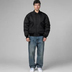 Carhartt WIP Gilets*Olten Bomber Black / Turmeric
