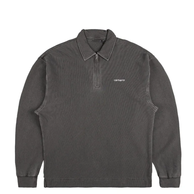 Carhartt WIP Pullover*Pique Script Sweat Black / White