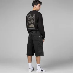 Carhartt WIP Shorts*Rivet Short Black Stone Washed