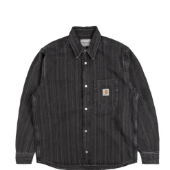 Carhartt WIP Chemises*Rylan Shirt Jacket 'Hampton' Denim Rylan Stripe / Black