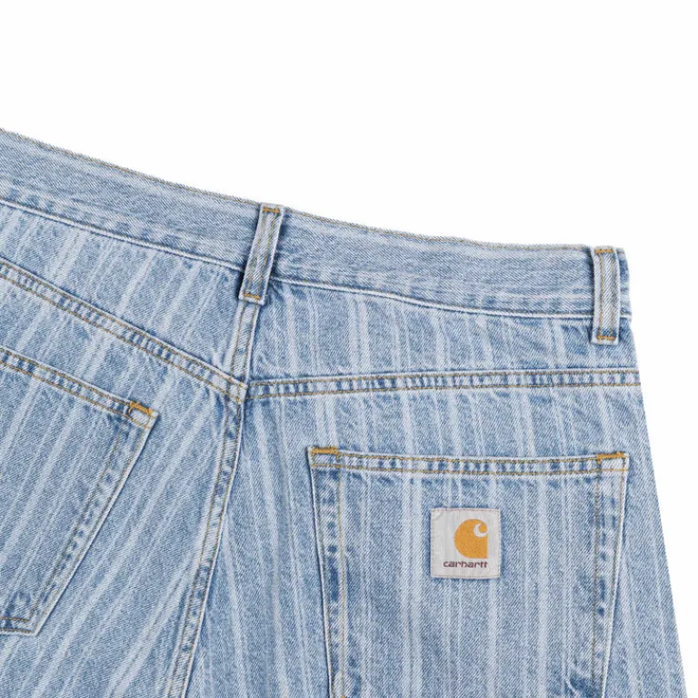 Carhartt WIP Shorts*Rylan Short 'Hampton' Denim Rylan Stripe / Blue