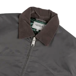 Carhartt WIP Gilets*Santa Fe Alumni Jacket Graphite / Dark Fir