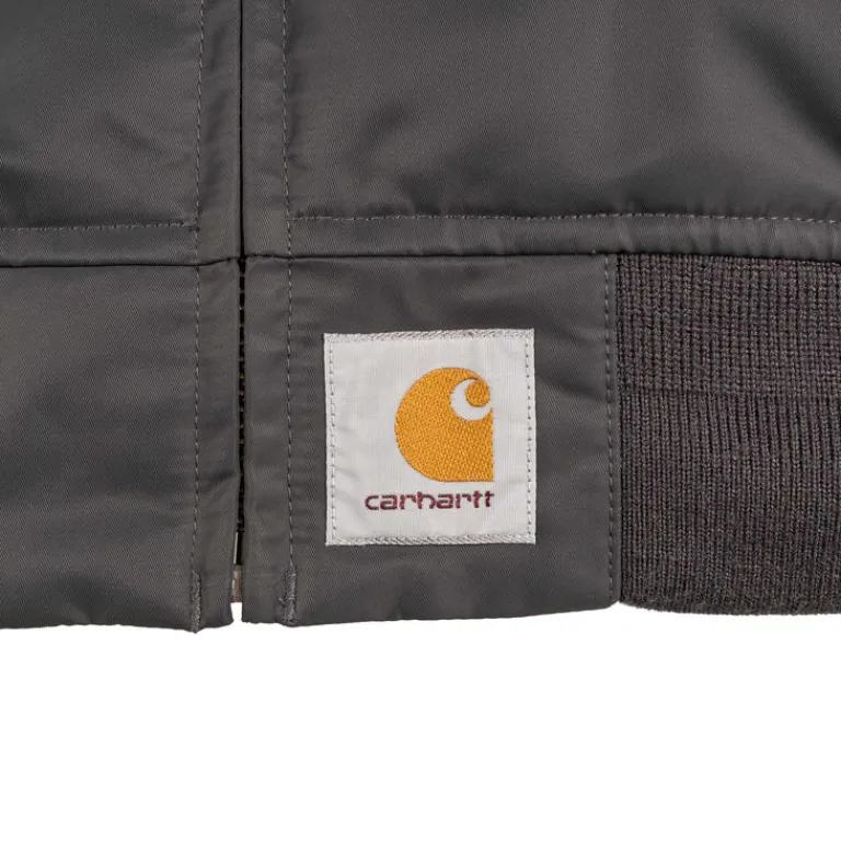 Carhartt WIP Gilets*Santa Fe Alumni Jacket Graphite / Dark Fir