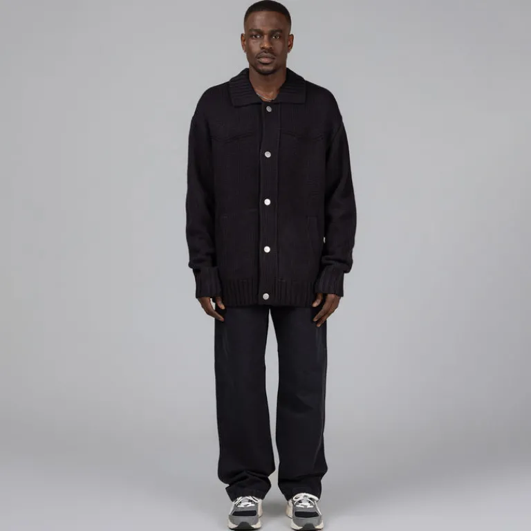 Carhartt WIP Tricot*Santa Fe Cardigan Black