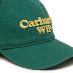 Carhartt WIP Alle Anzeigen|Caps & Bucket Hats*Script Cap Rainforest / Air Yellow
