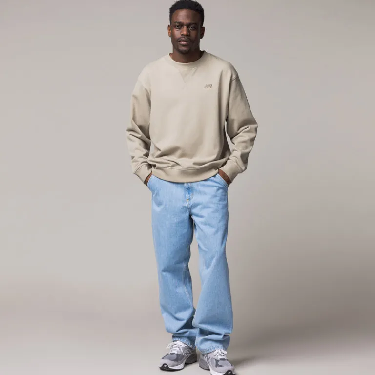 Carhartt WIP Pantalons*Single Knee Pant Blue Heavy Stone Bleached