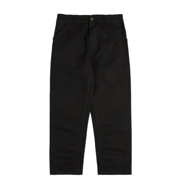 Carhartt WIP Pantalons*Single Knee Pant Black Rinsed