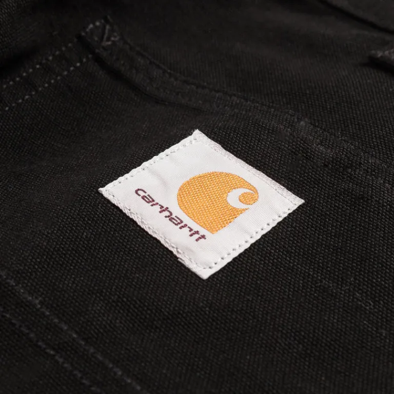 Carhartt WIP Pantalons*Single Knee Pant Black Rinsed