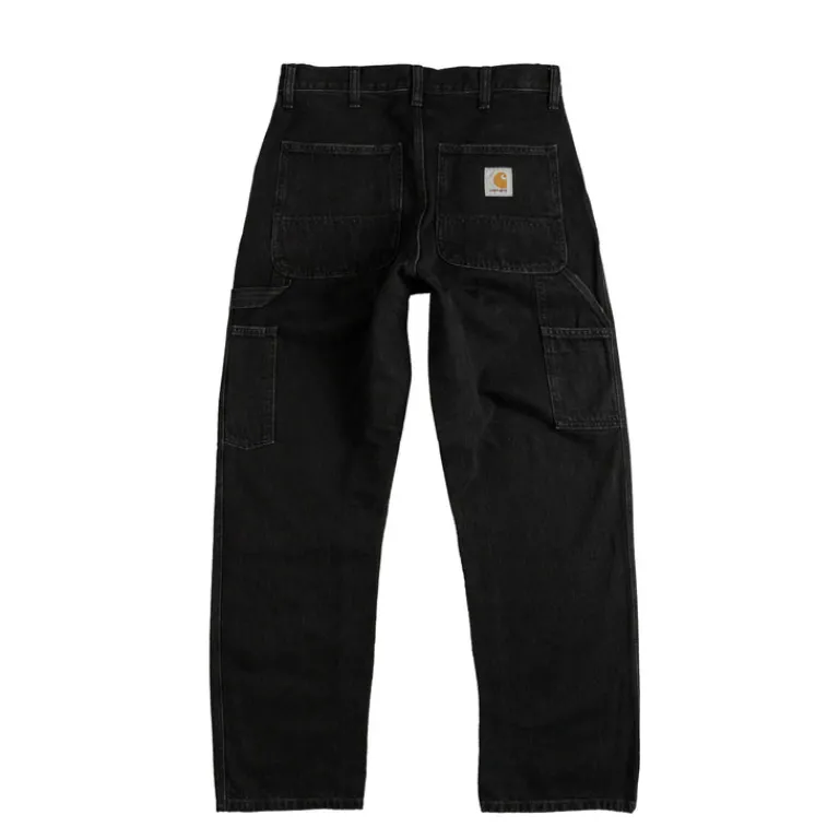 Carhartt WIP Pantalons*Single Knee Pant Stone Washed Black