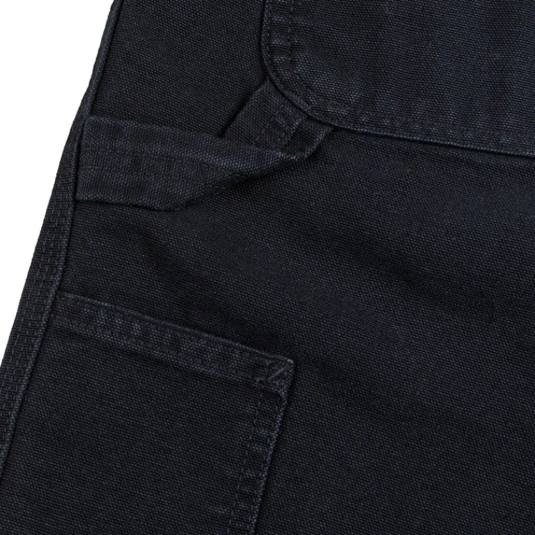 Carhartt WIP Pantalons*Single Knee Pant Black Stone Canvas